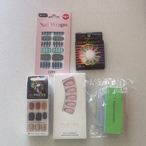 imPRESS Nail Kit with Pink and Gold Accents